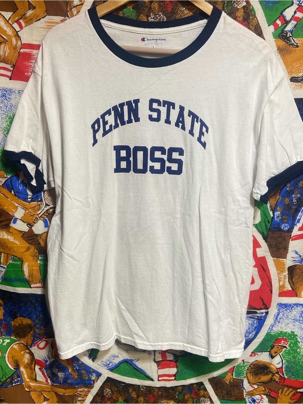 Champion Penn State Boss Ringer Tee